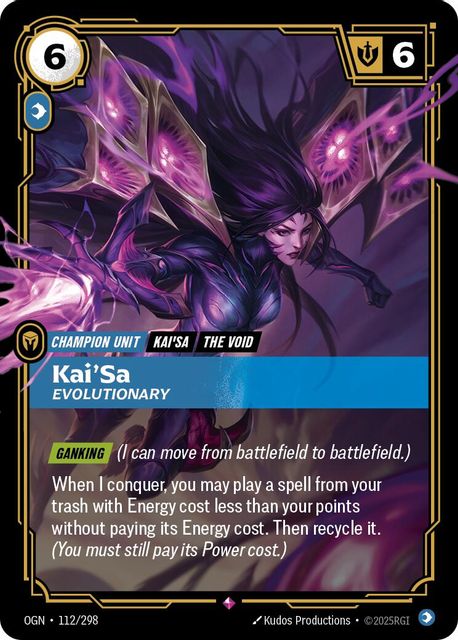 Kai'Sa, Evolutionary card art