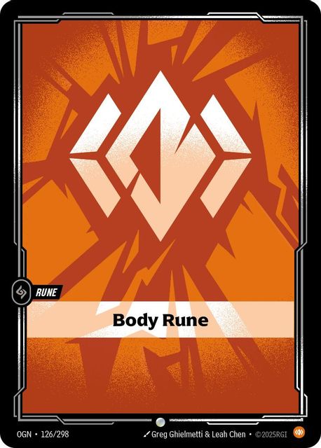 Body Rune card art