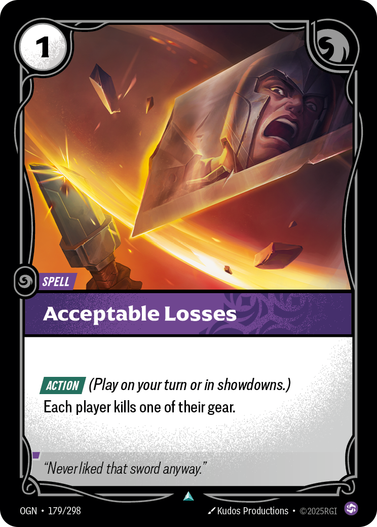 Acceptable Losses art