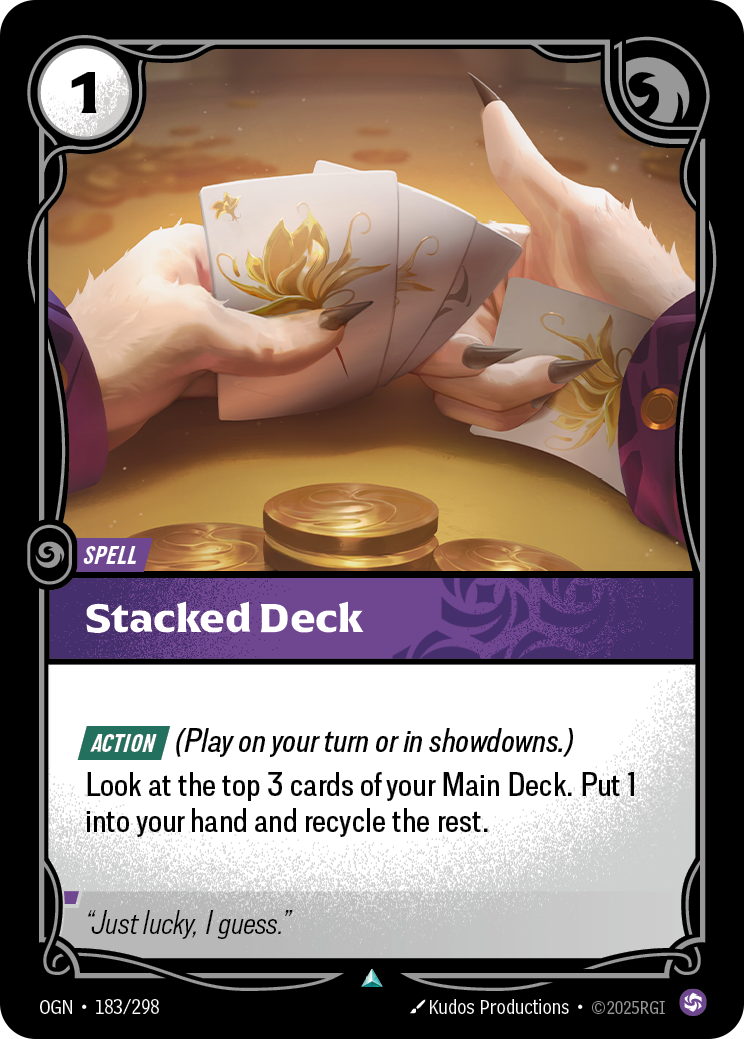 Stacked Deck card art