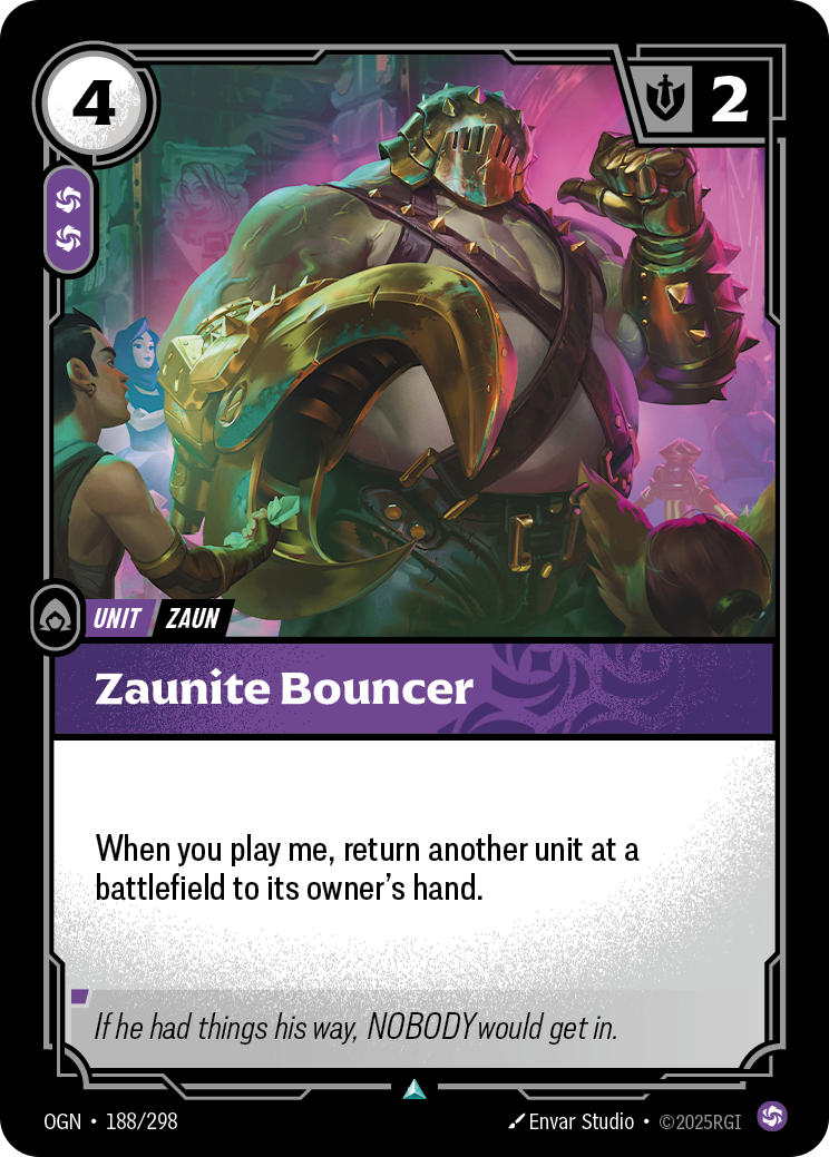 Zaunite Bouncer art