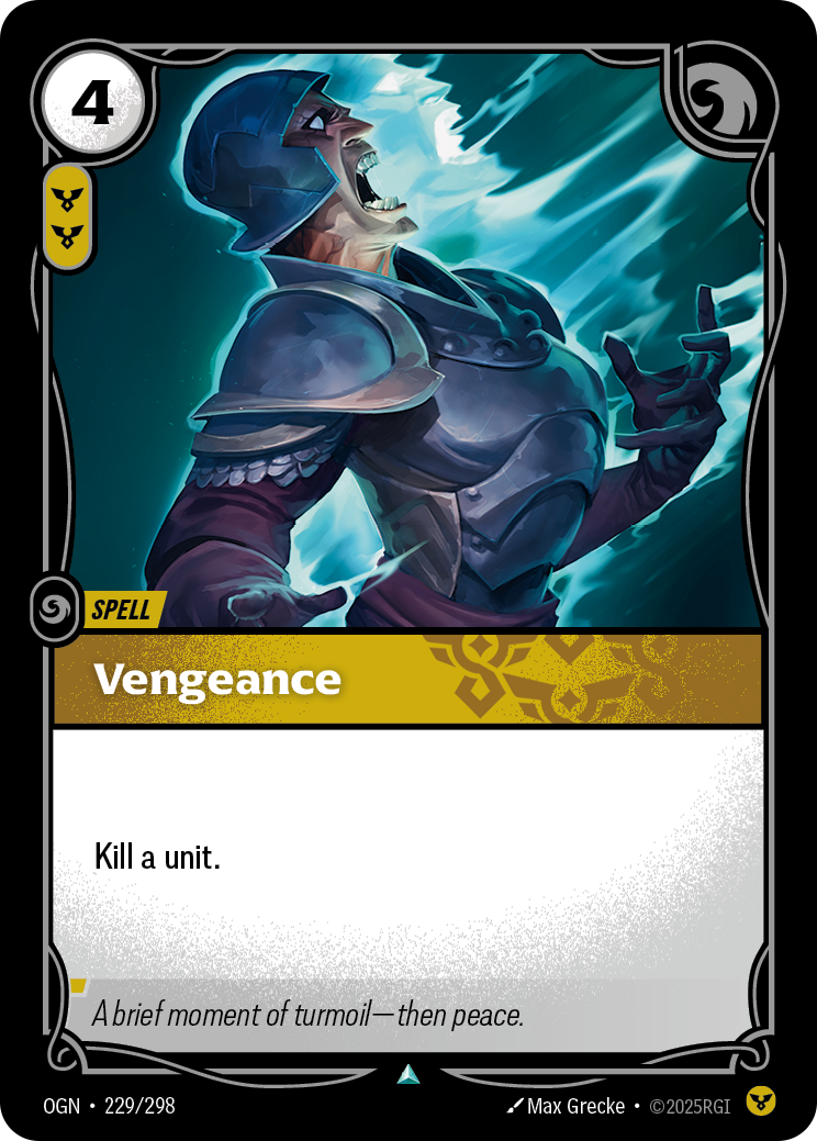 Vengeance card art