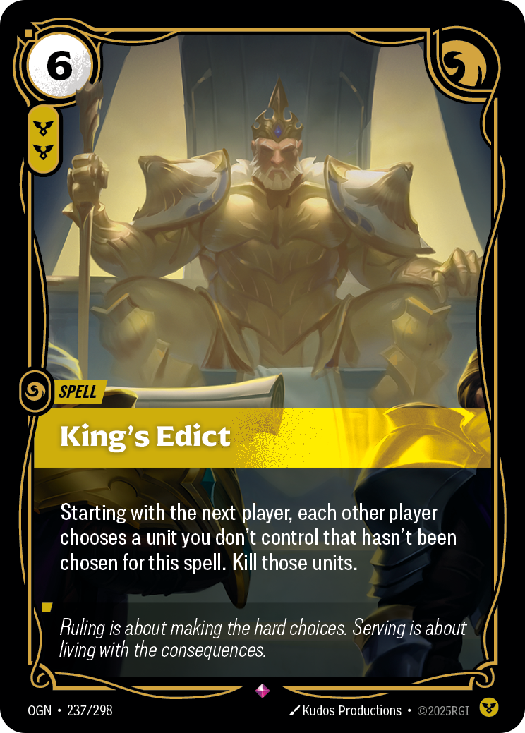 King's Edict art