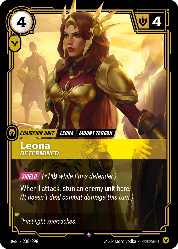 Leona, Determined art