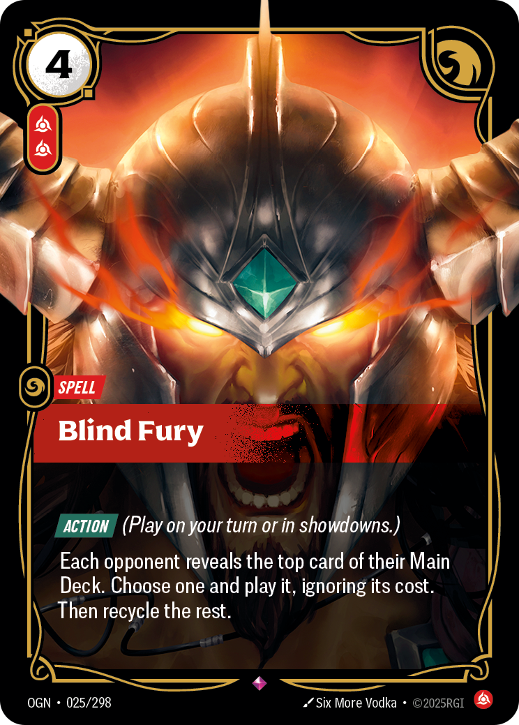Blind Fury art