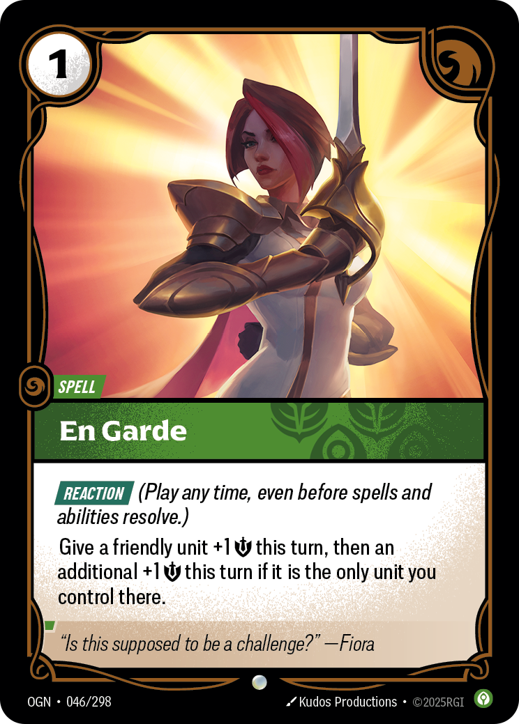En Garde art