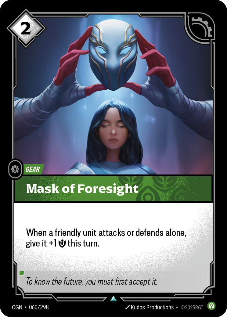 Mask of Foresight art