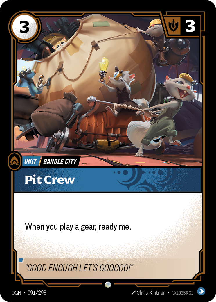 Pit Crew art