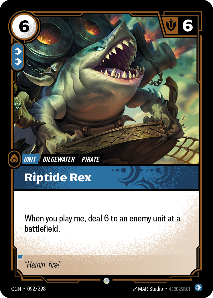 Riptide Rex card art