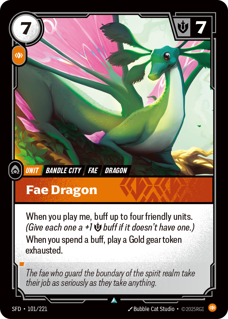 Fae Dragon card art