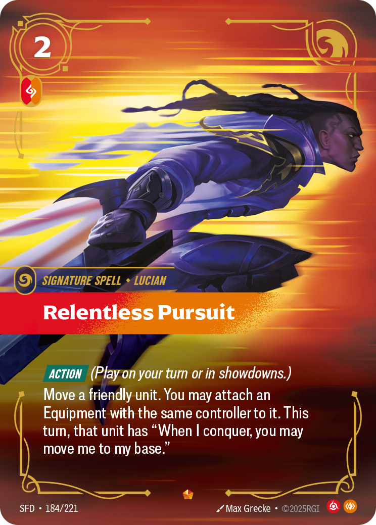 Relentless Pursuit art