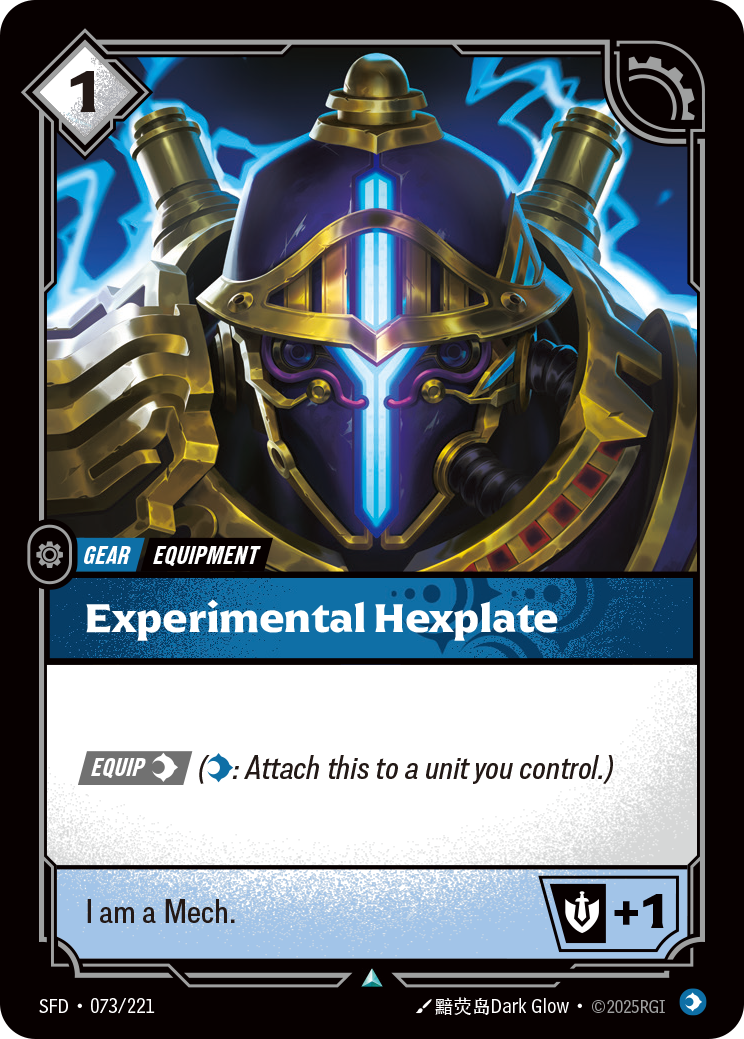 Experimental Hexplate art