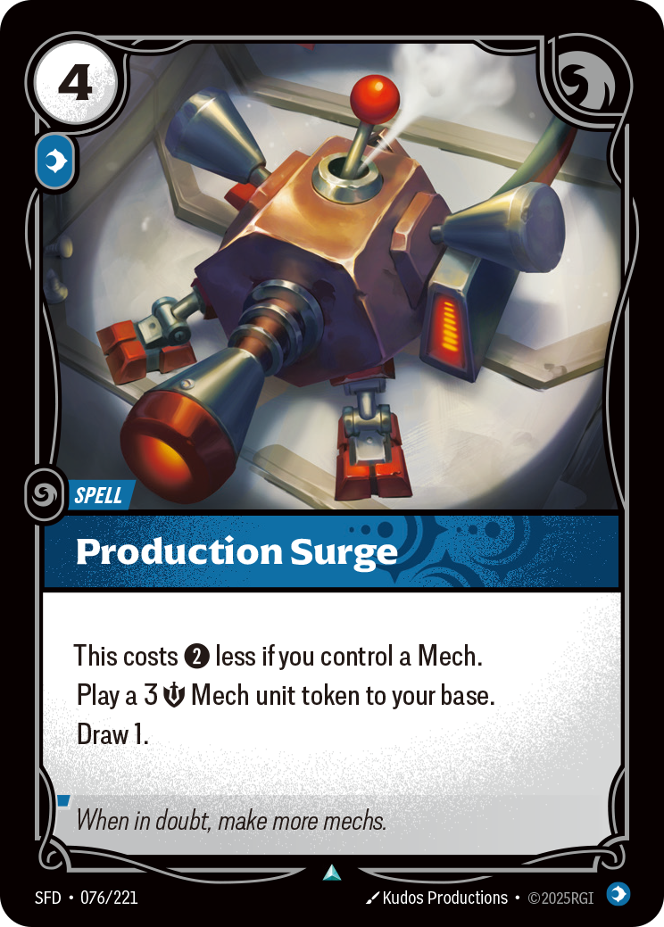 Production Surge card art