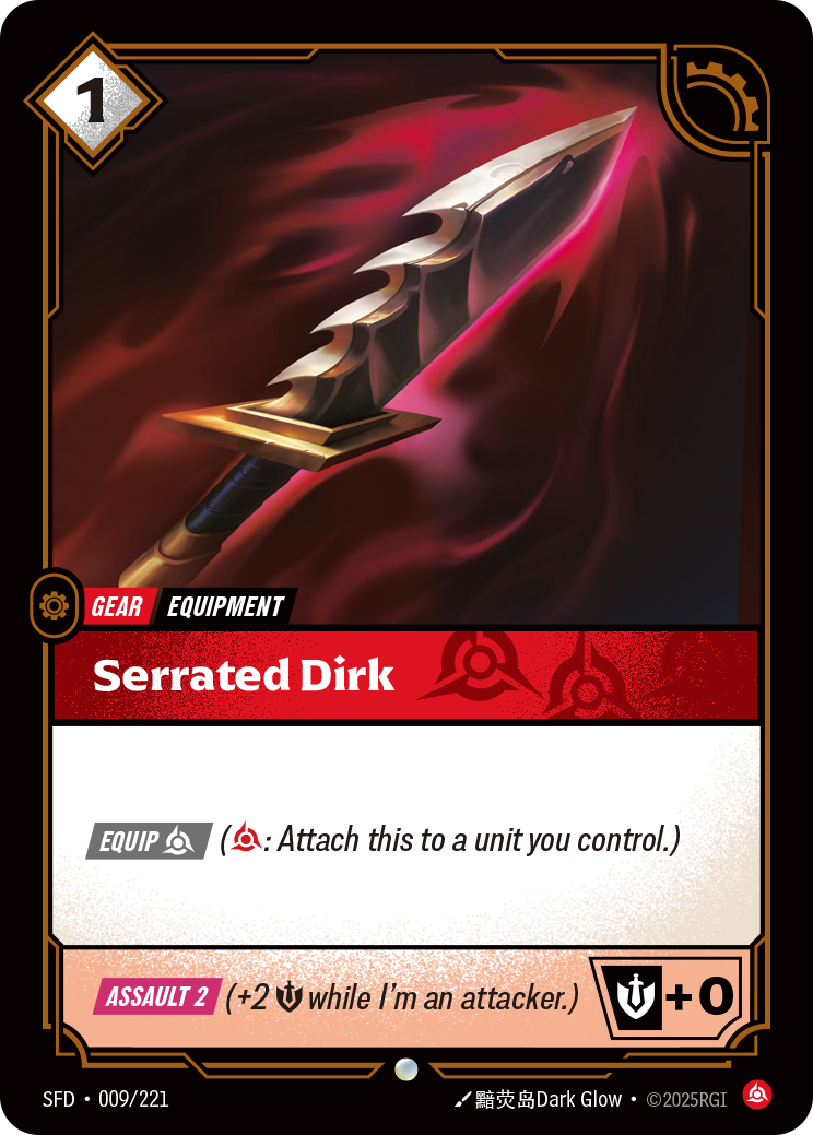 Serrated Dirk card art