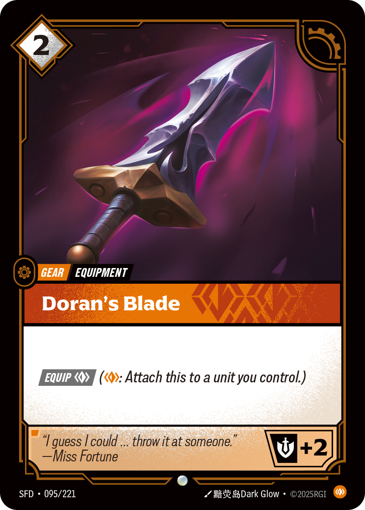 Doran's Blade card art