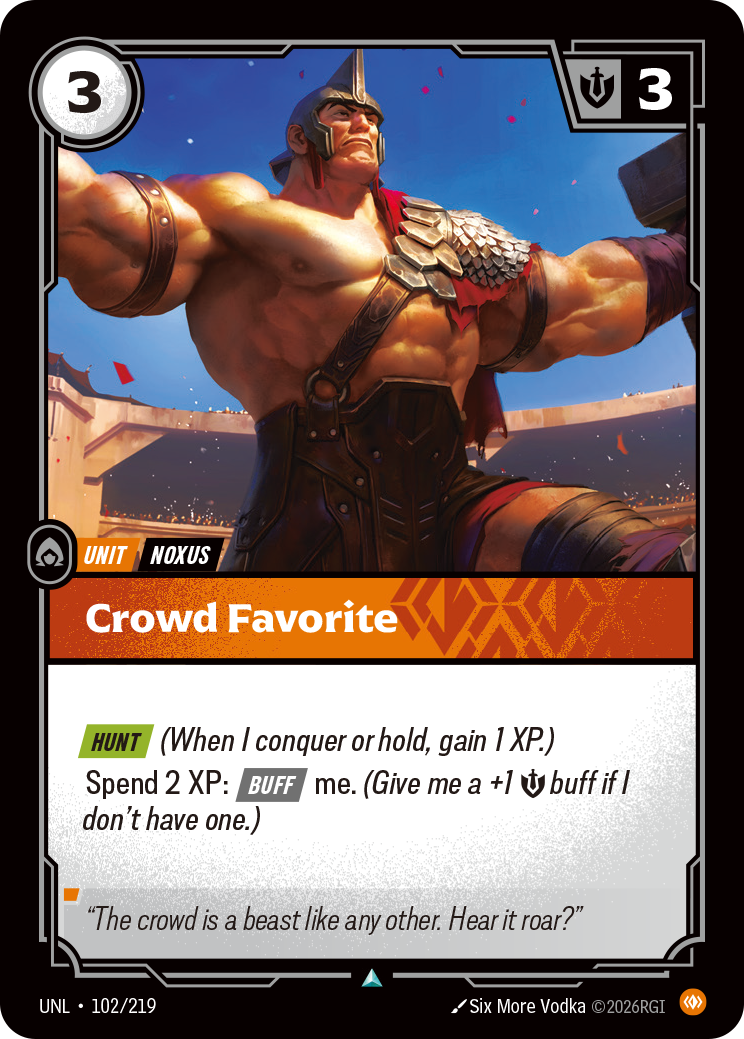 Crowd Favorite art