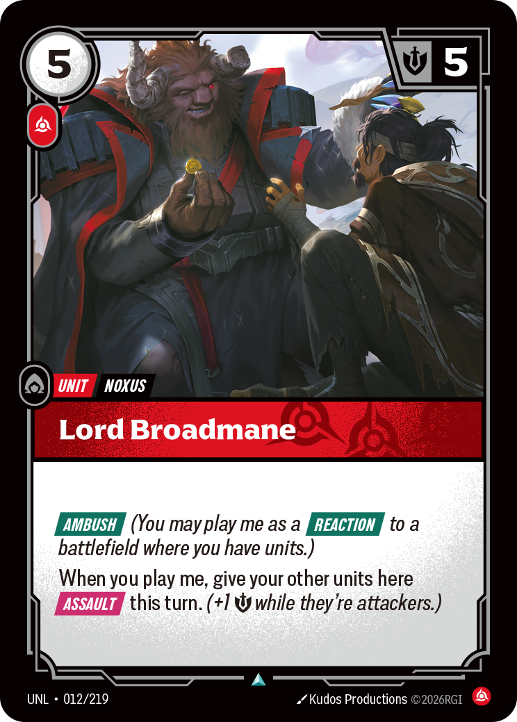 Lord Broadmane art