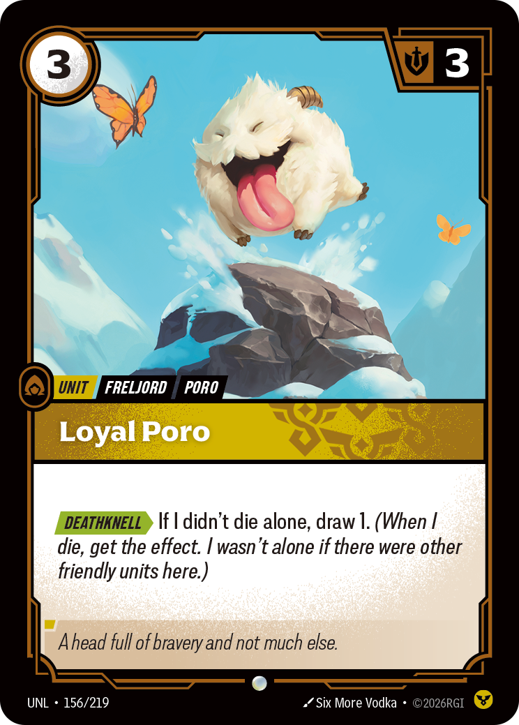 Loyal Poro art