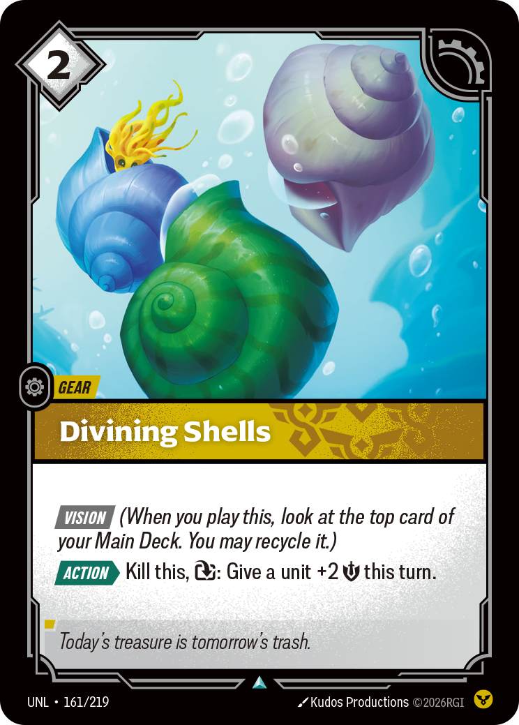 Divining Shells art