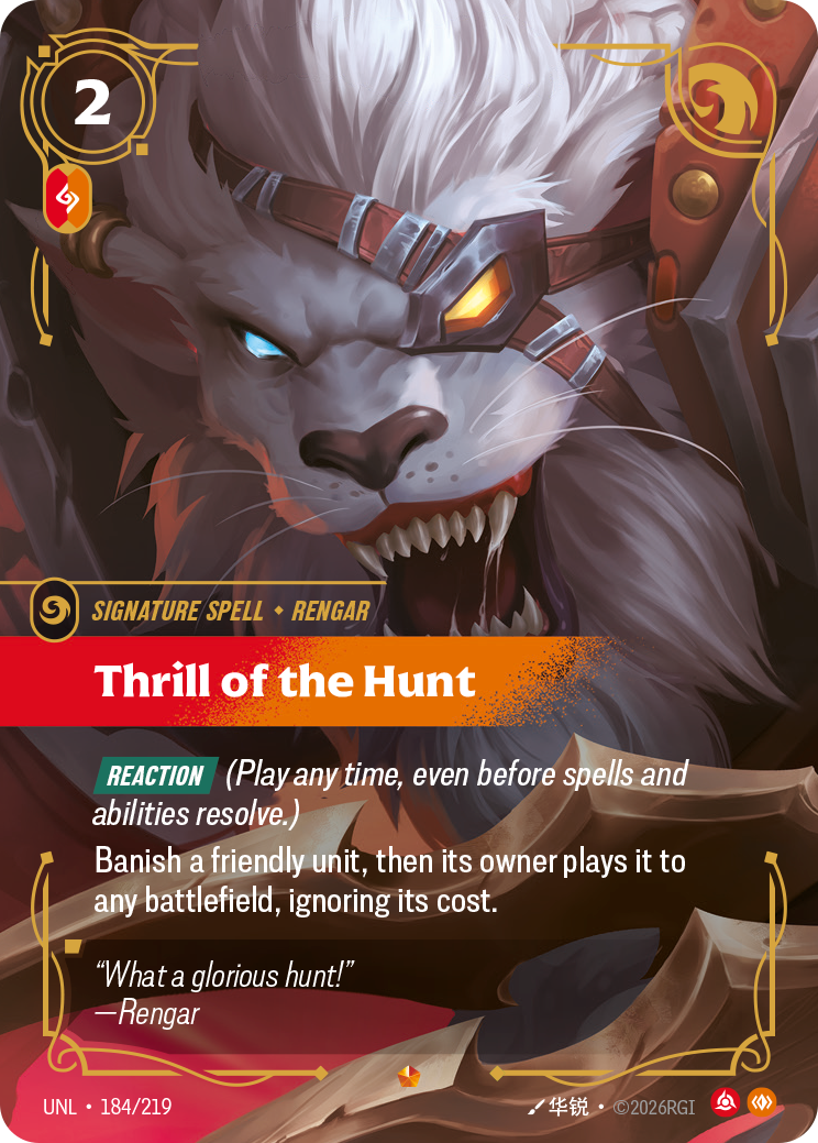 Thrill of the Hunt art