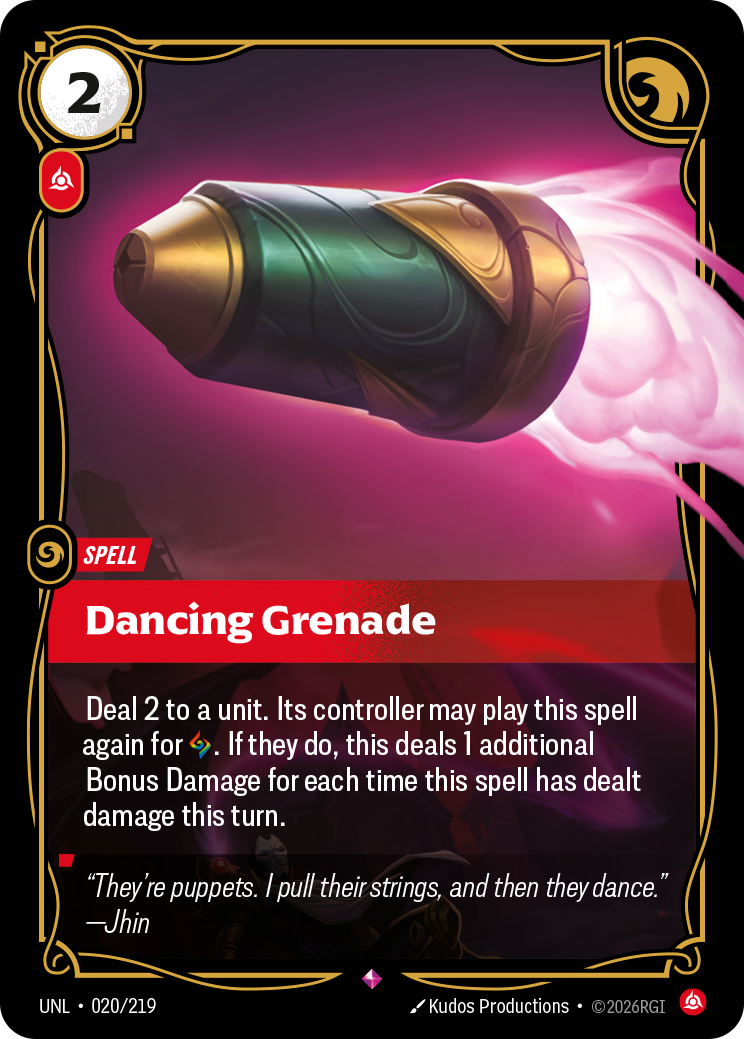 Dancing Grenade art
