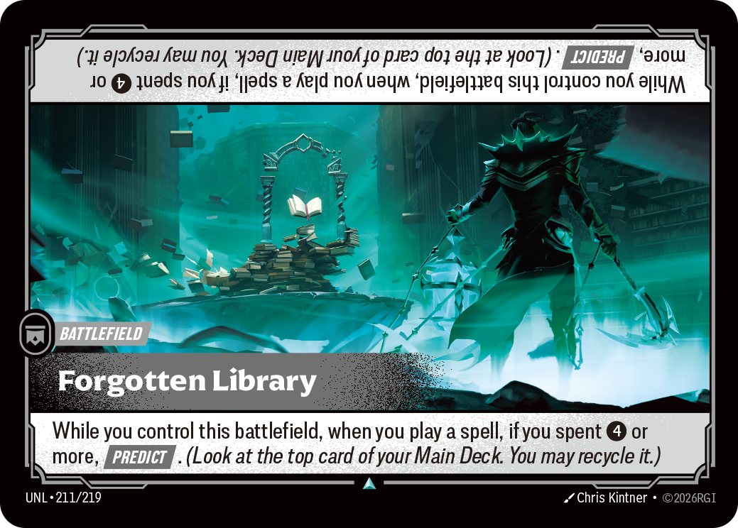 Forgotten Library art