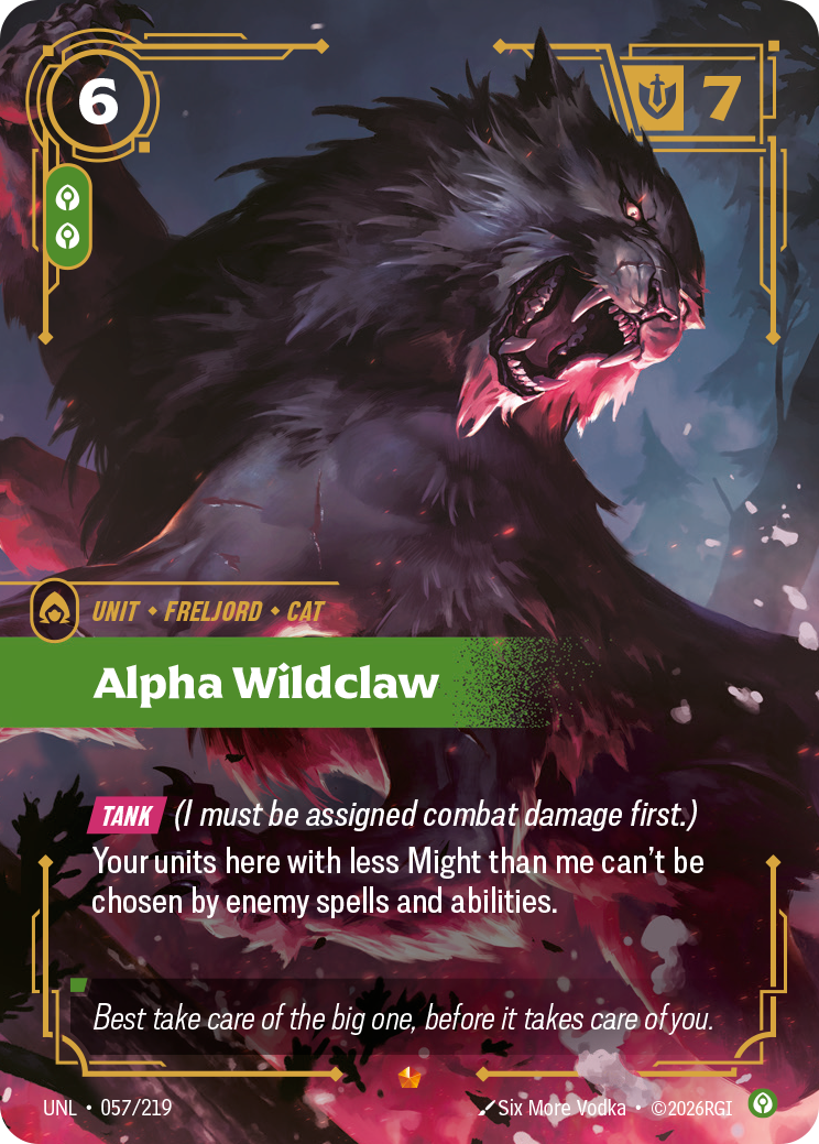 Alpha Wildclaw art