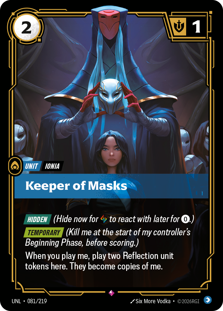 Keeper of Masks art