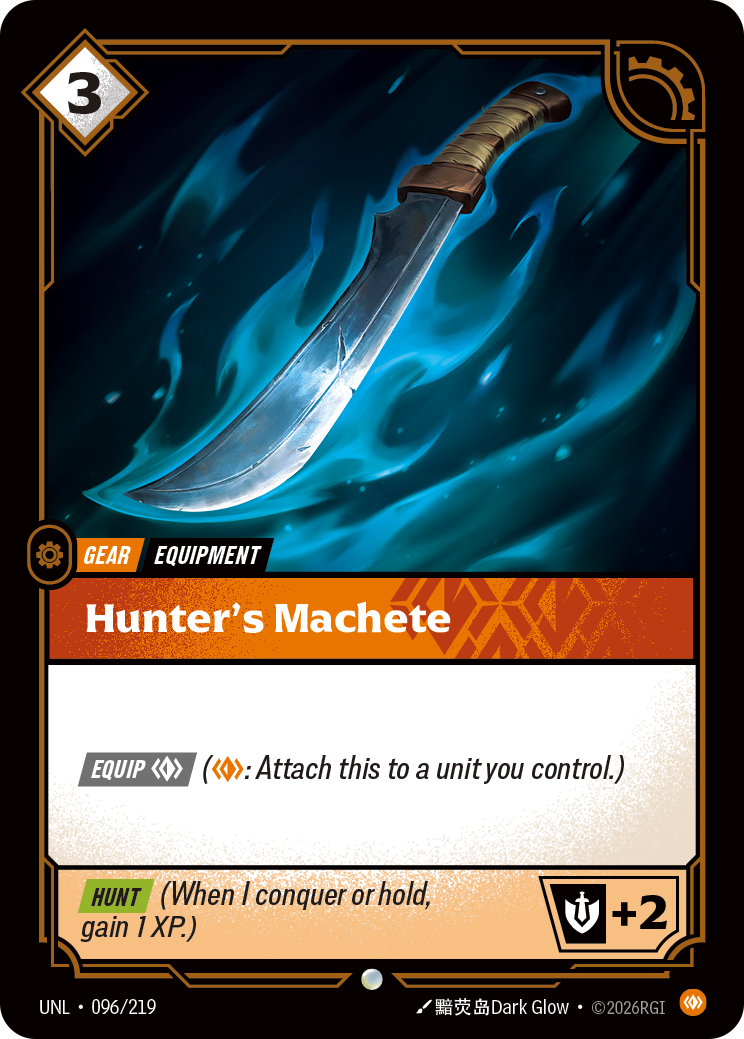 Hunter's Machete art